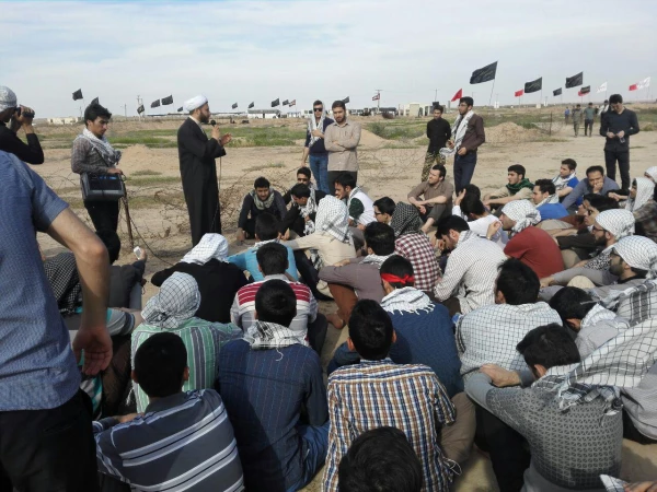 گزارشی از برنامه بازدید دانشجو معمان اعزامی پردیس به اردوی راهیان نور 2