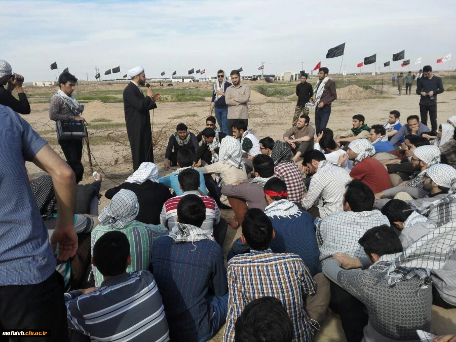 گزارشی از برنامه بازدید دانشجو معمان اعزامی پردیس به اردوی راهیان نور 2