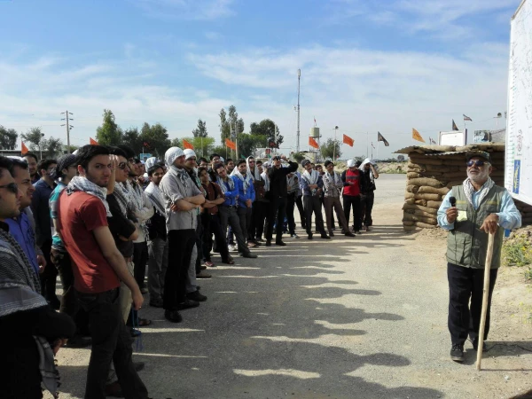 گزارشی از برنامه بازدید دانشجو معمان اعزامی پردیس به اردوی راهیان نور 3