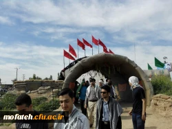 گزارشی از برنامه بازدید دانشجو معمان اعزامی پردیس به اردوی راهیان نور 5