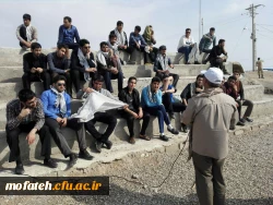 گزارشی از برنامه بازدید دانشجو معمان اعزامی پردیس به اردوی راهیان نور 10