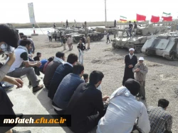 گزارشی از برنامه بازدید دانشجو معمان اعزامی پردیس به اردوی راهیان نور 11