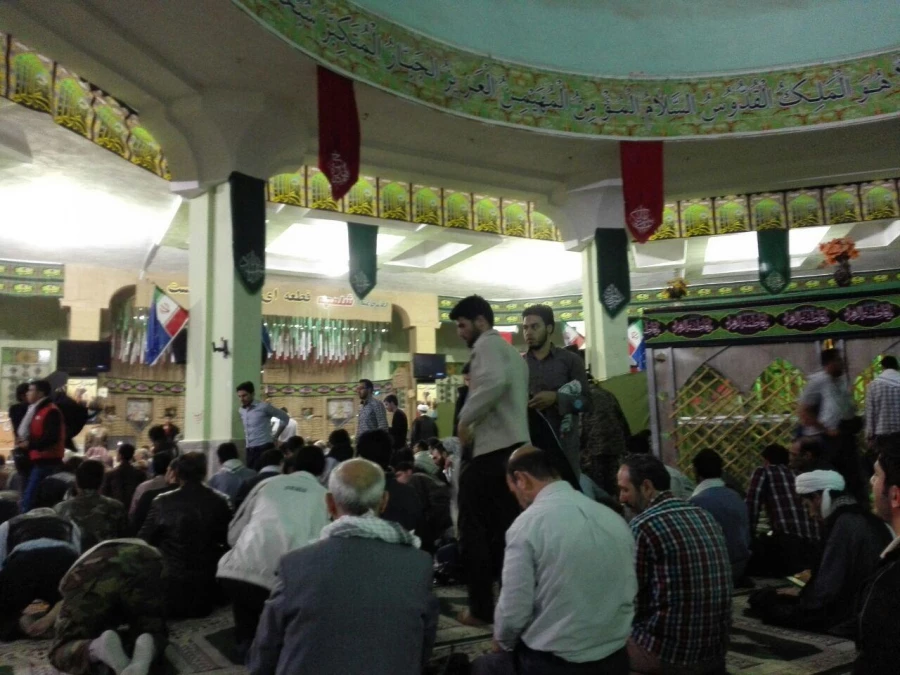 گزارشی از برنامه بازدید دانشجو معمان اعزامی پردیس به اردوی راهیان نور 15