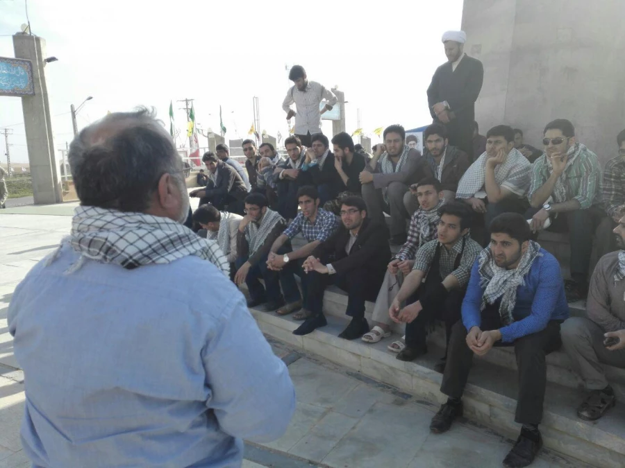 بازگشت دانشجو معلمان پردیس  از سفر معنوی 13