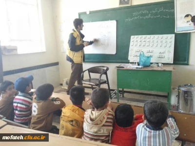 گزارش تصویری از اردو جهادی دانشجومعلمان بسیجی پردیس در ایام نوروز
