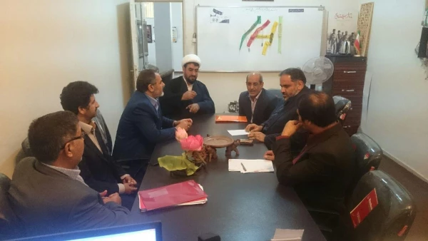 جلسه هماهنگی در خصوص برگزاری یادواره شهدای تربیت معلم با حضور دکتر تاجیک اسماعیلی در پردیس 2