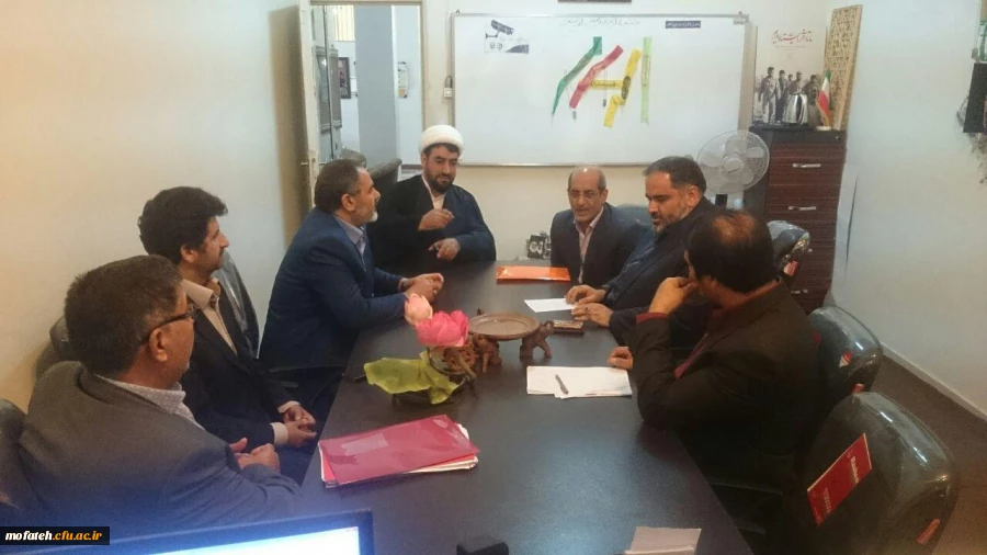 جلسه هماهنگی در خصوص برگزاری یادواره شهدای تربیت معلم با حضور دکتر تاجیک اسماعیلی در پردیس 2