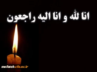 تسلیت به همکار