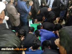 شرکت دانشجو معلمان پردیس در مراسم تشییع پیکر پاک دوتن از شهدای 5