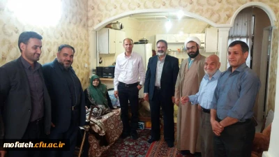 دیدار مسئولین پردیس با خانواده های معظم شهدا