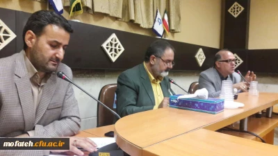 جلسه شورای استادان پردیس شهید مفتح برگزار شد.