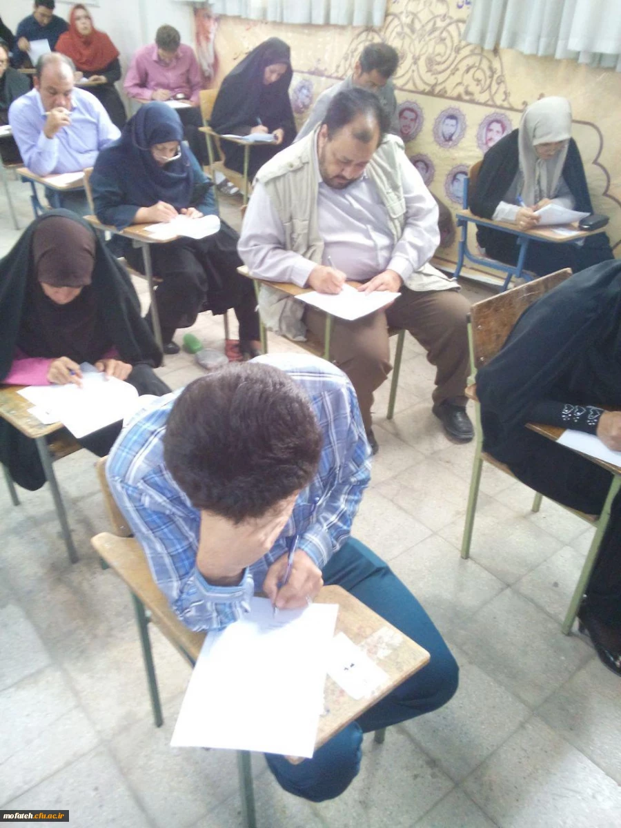 گزارشی از نحوی  برگزاری امتحان در پردیس  2