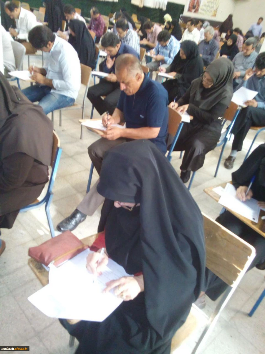 گزارشی از نحوی  برگزاری امتحان در پردیس  3