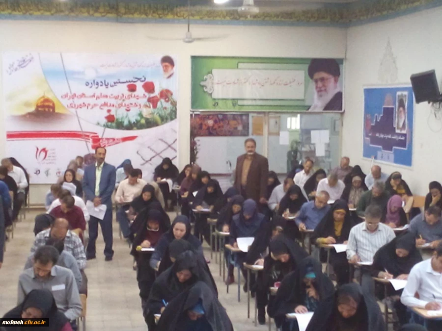 گزارشی از نحوی  برگزاری امتحان در پردیس  6