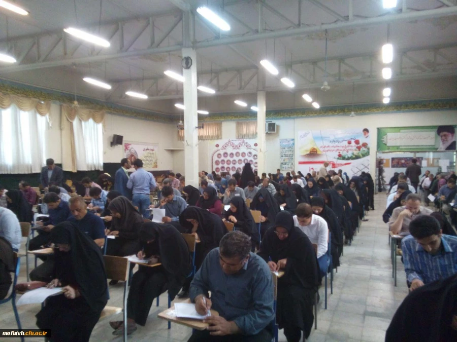 گزارشی از نحوی  برگزاری امتحان در پردیس  8