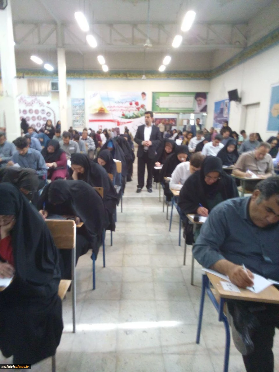 گزارشی از نحوی  برگزاری امتحان در پردیس 2