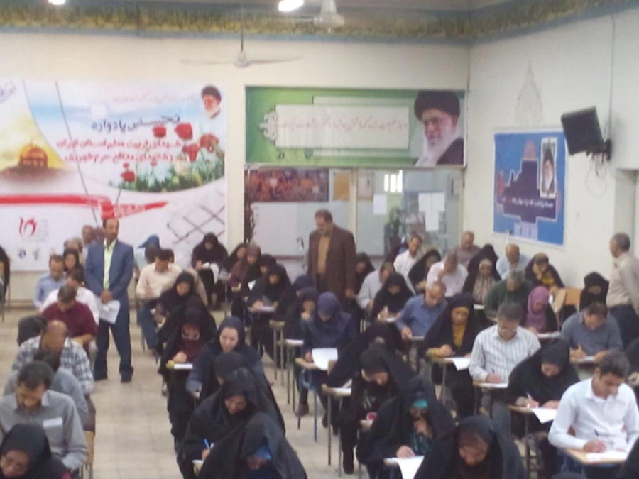 گزارشی از نحوی  برگزاری امتحان در پردیس 7