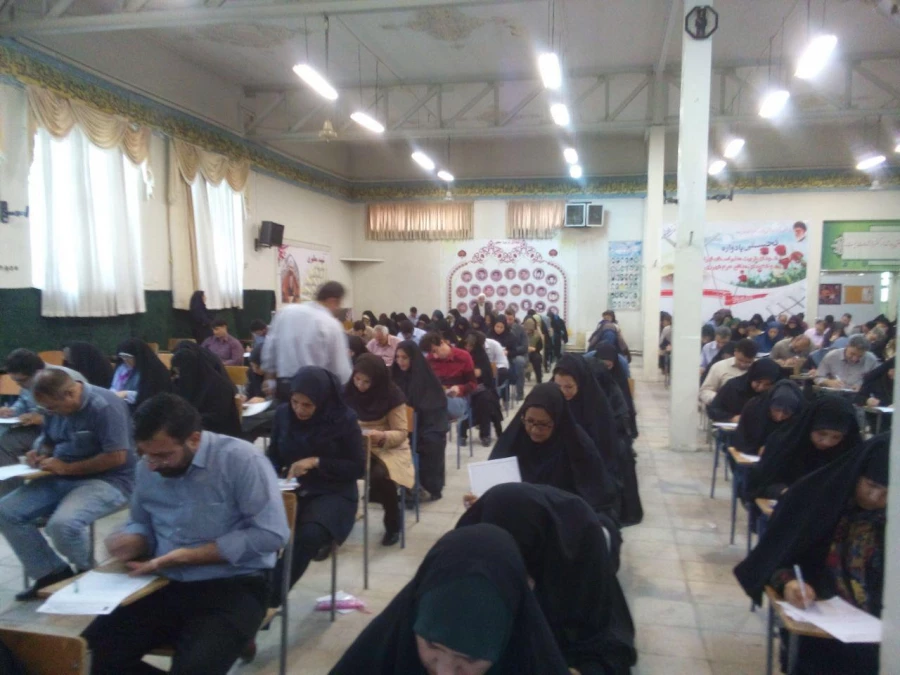 گزارشی از نحوی  برگزاری امتحان در پردیس 9