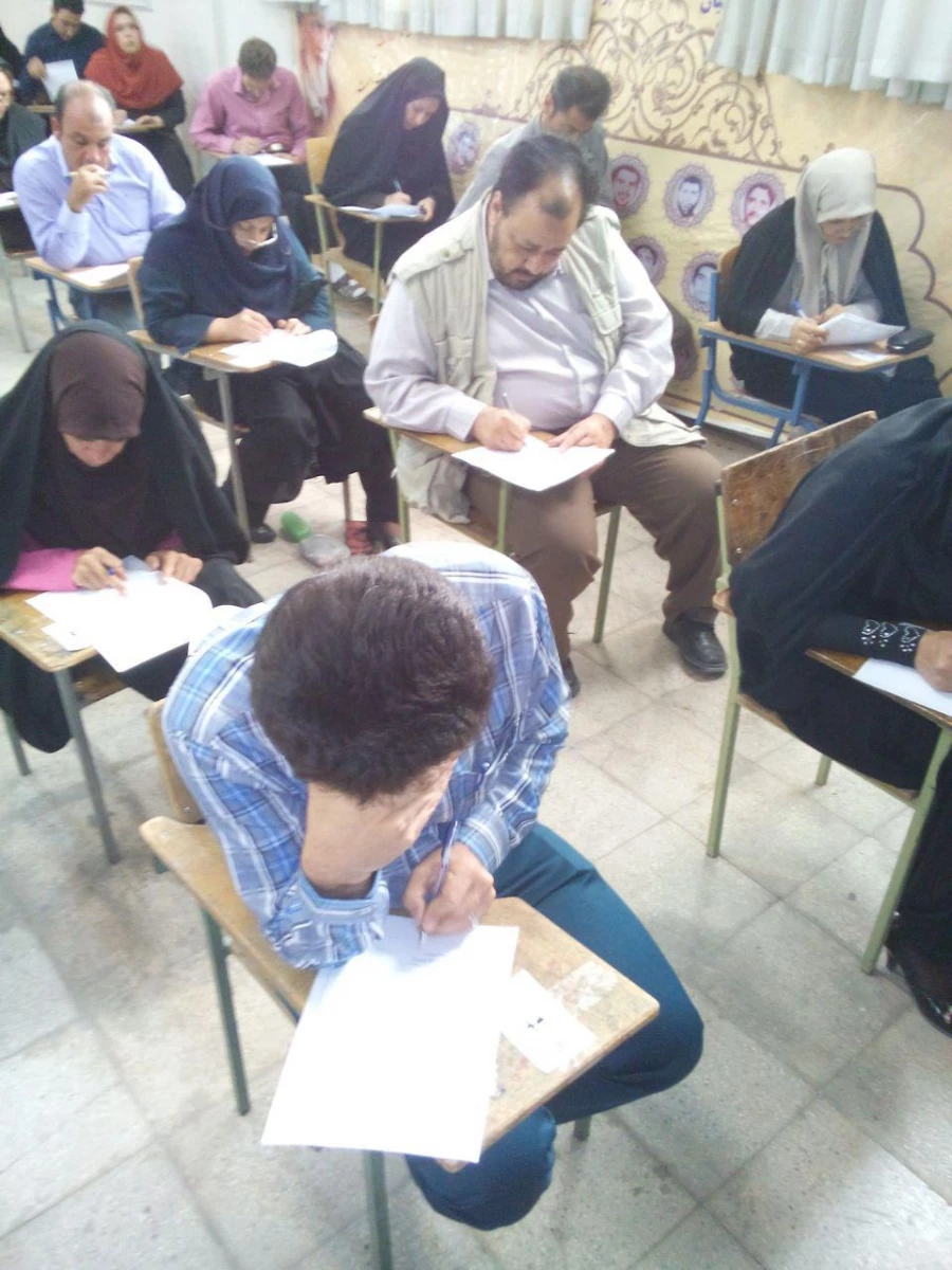 گزارشی از نحوی  برگزاری امتحان در پردیس 12