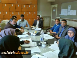 جلسه هماهنگی استادان گروه کاروزی تشکیل شد. 2