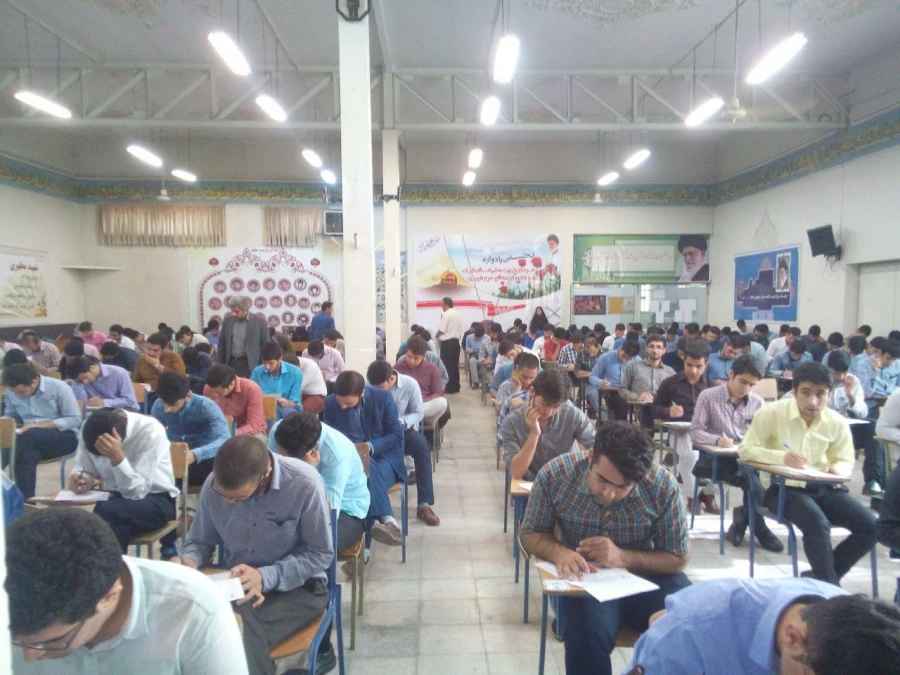 گزارش تصویری از برگزاری امتحانات  3