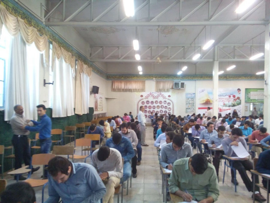 گزارش تصویری از برگزاری امتحانات  4