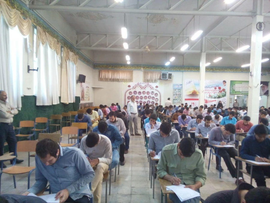 گزارش تصویری از برگزاری امتحانات  5