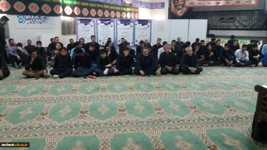 برگزاری مراسم عزاداری سالار شهیدان حضرت اباعبدالله الحسین علیه السلام در پردیس شهید مفتح شهرری