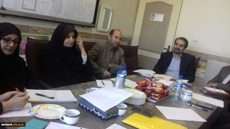 جلسه گروه آموزش علوم تربیتی پردیس شهید مفتح