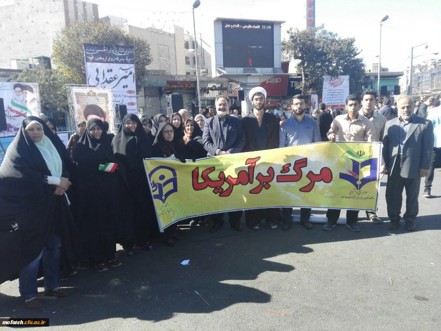 شرکت دانشجویان پردیس شهید مفتح در بزرگداشت یوم الله 13 آبان 3