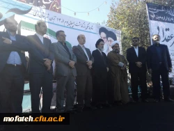 شرکت دانشجویان پردیس شهید مفتح در بزرگداشت یوم الله 13 آبان 2