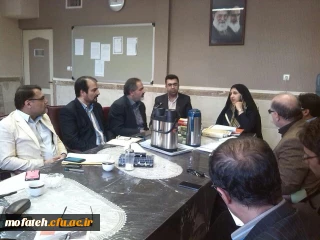 جلسه گروه آموزش علوم انسانی پردیس شهید مفتح