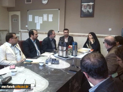 جلسه گروه آموزش علوم انسانی پردیس شهید مفتح