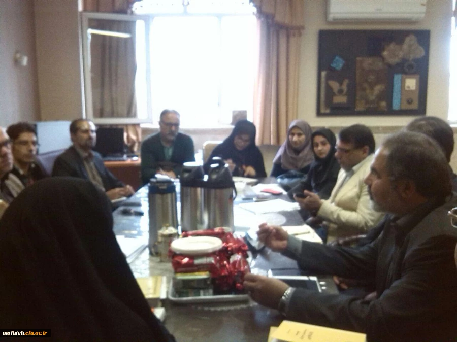 جلسه گروه آموزش علوم انسانی پردیس شهید مفتح 3