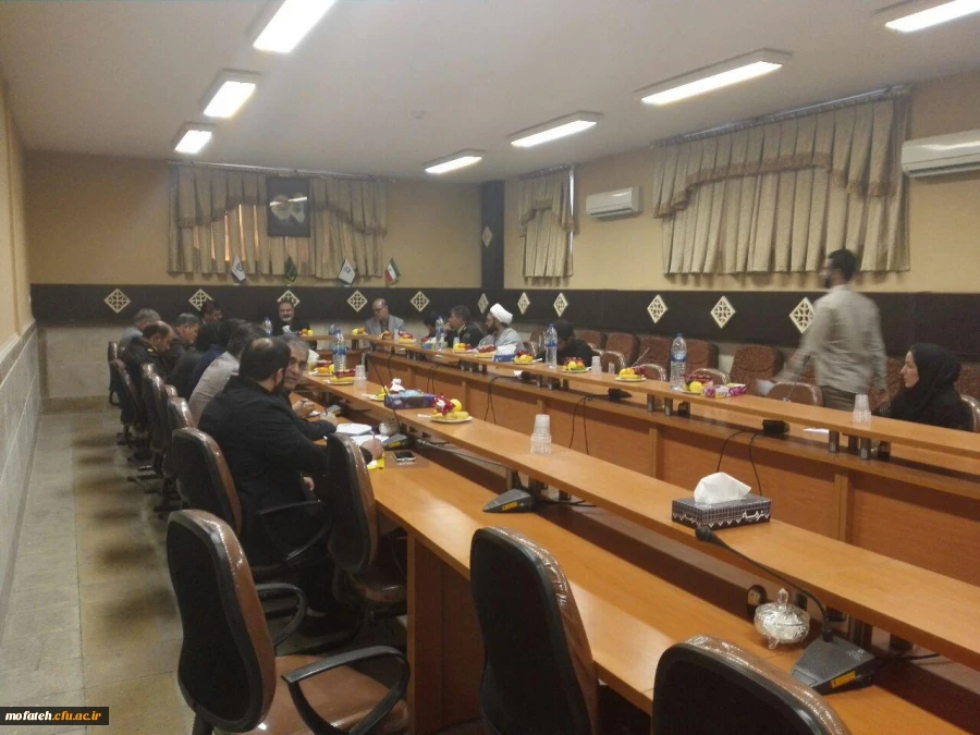 جلسه مشترک پردیس شهید مفتح و مسئولان شهرستان ری در خصوص شهید گمنام