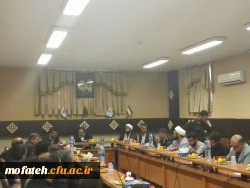 جلسه مشترک پردیس شهید مفتح و مسئولان شهرستان ری در خصوص شهید گمنام