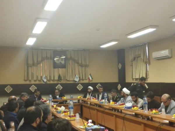 جلسه مشترک پردیس شهید مفتح و مسئولان شهرستان ری در خصوص شهید گمنام