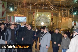 مراسم وداع شهید گمنام در حرم مطهر عبدالعظیم(ع)