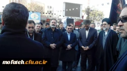 مراسم تشییع و تدفین شهید گمنام در پردیس شهید مفتح