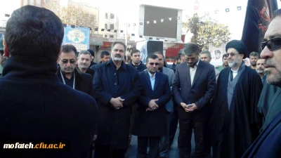 مراسم تشییع و تدفین شهید گمنام در پردیس شهید مفتح