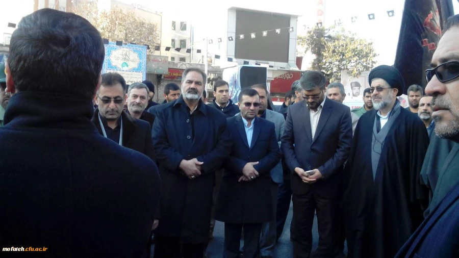 مراسم تشییع و تدفین شهید گمنام در پردیس شهید مفتح