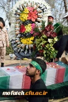 مراسم تشییع و تدفین شهید گمنام