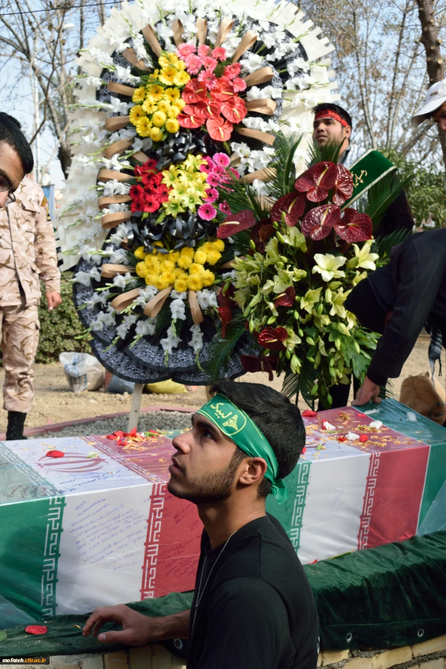 مراسم تشییع و تدفین شهید گمنام