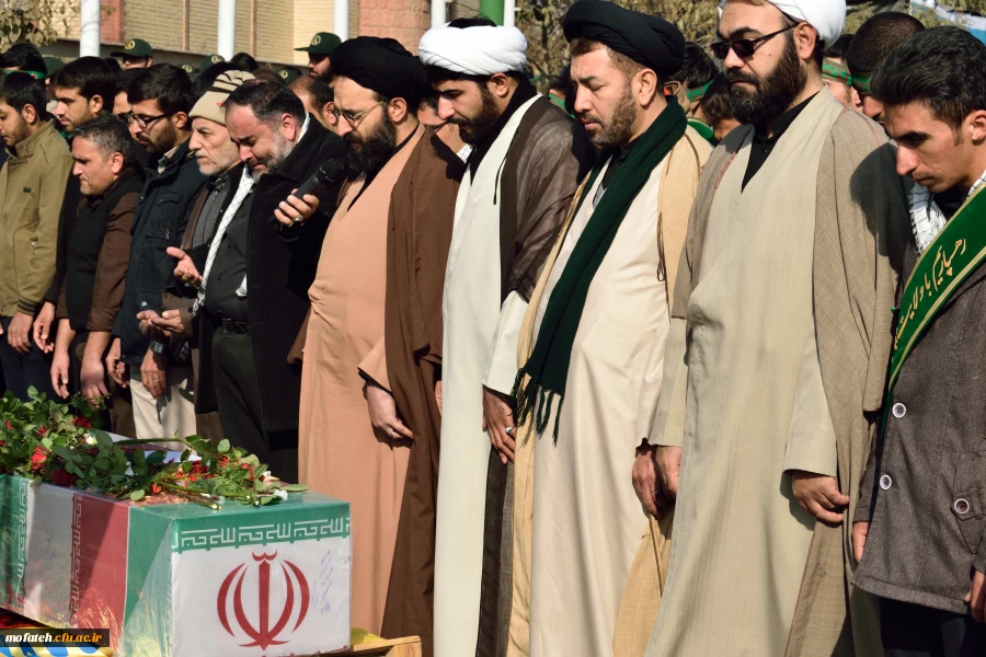 مراسم تشییع و تدفین شهید گمنام