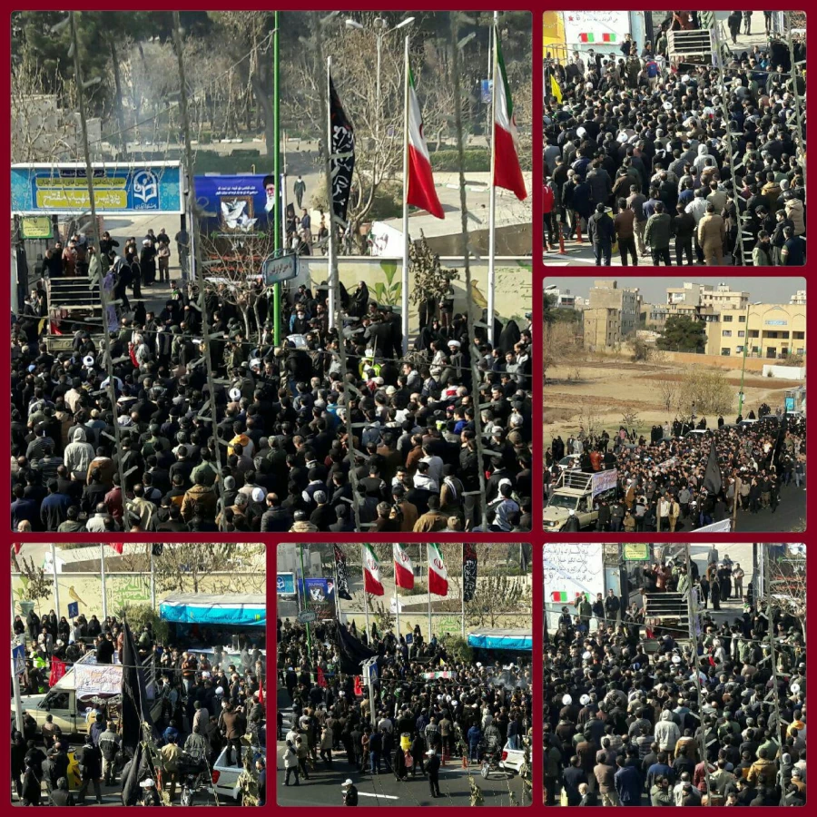 گزارش مصور مراسم تشییع و تدفین شهید گمنام 4