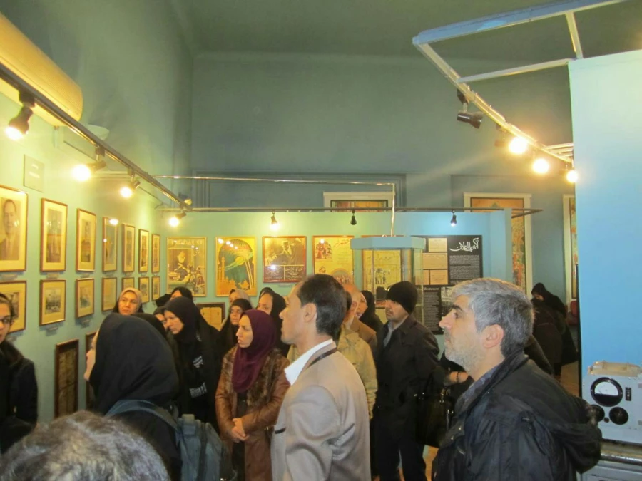 بازدید علمی از باغ موزه فردوس (موزه سینما)