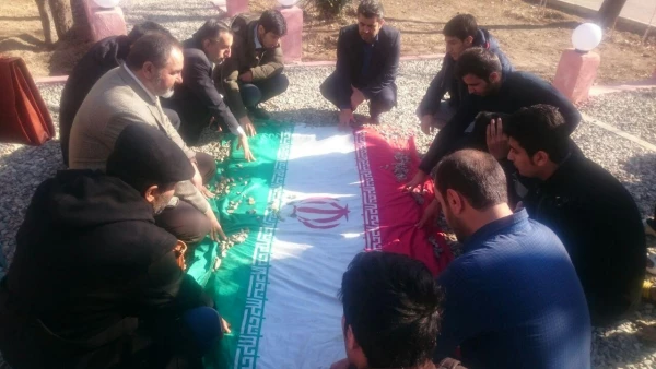 چهلمین روز تدفین شهید گمنام در پردیس