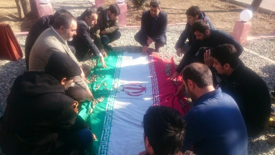 چهلمین روز تدفین شهید گمنام در پردیس