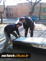 نصب سنگ قبر شهید گمنام