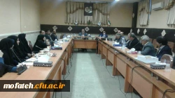 جلسه مشترک مدیران گروه های آموزشی و اعضای هیأت علمی